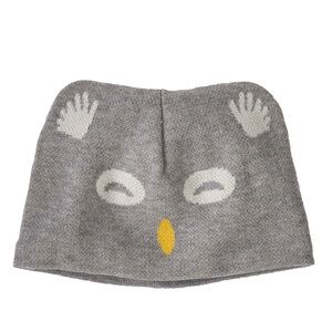 Patagonia Knit Infant Owl Beanie Hat, Fleece-Lined, 6-12 Months